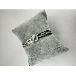 Gümüş Zincir Desenli Bileklik